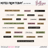 NOTES FROM TODAY | journal bits by Bellisae