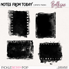 NOTES FROM TODAY | photo masks by Bellisae