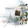 Vacation! Let's Go! collection. Layout by Elizabeth