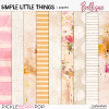 SIMPLE LITTLE THINGS | papers by Bellisae