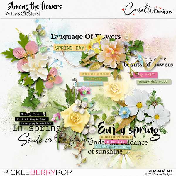 Among the flowersArtsy&Clusters