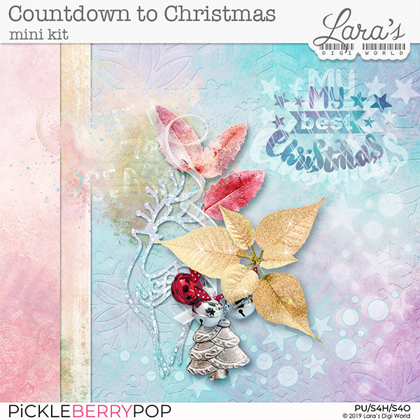 Countdown to Christmas Mini Kit by Lara's Digi World