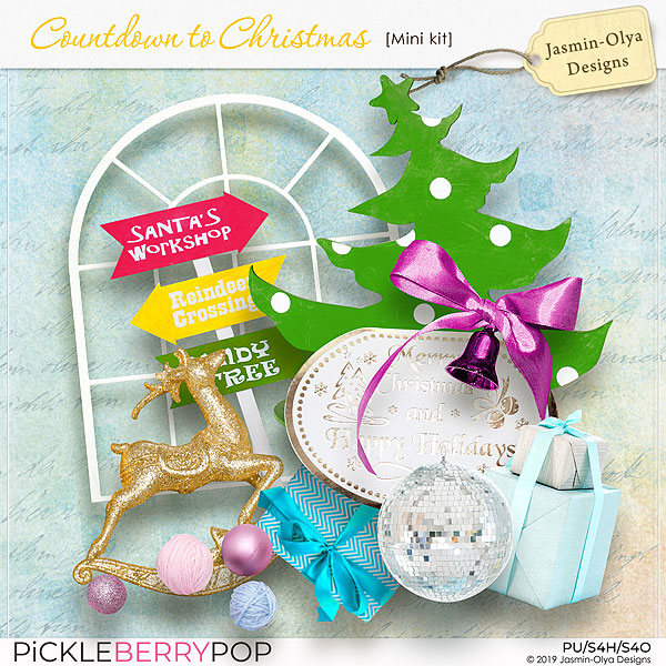 Countdown to Christmas Mini Kit by Jasmin-Olya Designs