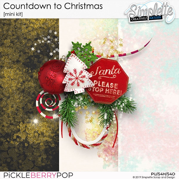 Countdown to Christmas Mini Kit by Simplette