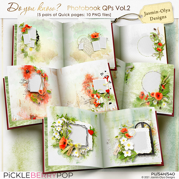 Do you know - Photobook QPs Vol.2 (Jasmin-Olya Designs)