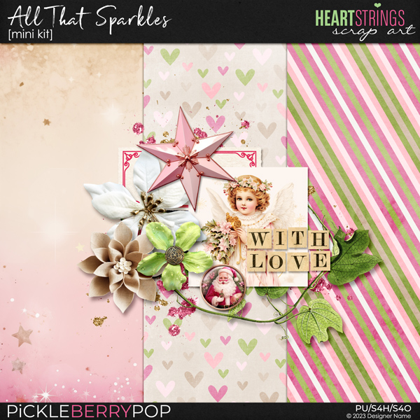 All That Sparkles Mini Kit by Heartstrings Scrap Art