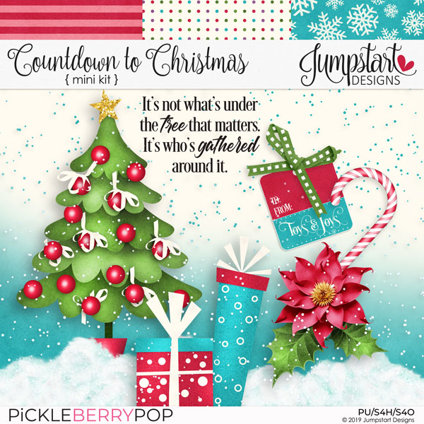 Countdown to Christmas Mini Kit by Jumpstart Designs