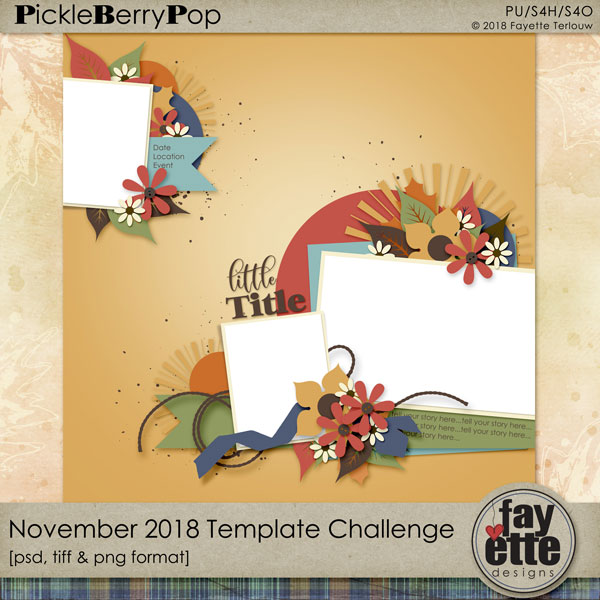 November 2018 Mojo Challenge Template