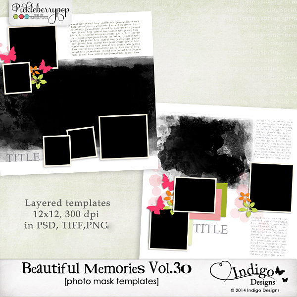 Beautiful Memories Templates Vol.30