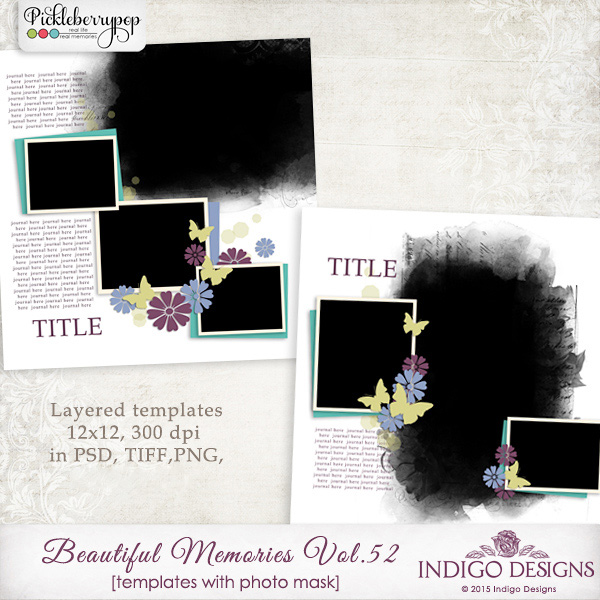 Beautiful Memories Templates Vol.52 by Indigo Designs