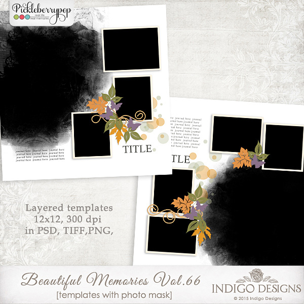 Beautiful Memories Templates Vol.66 by Indigo Designs