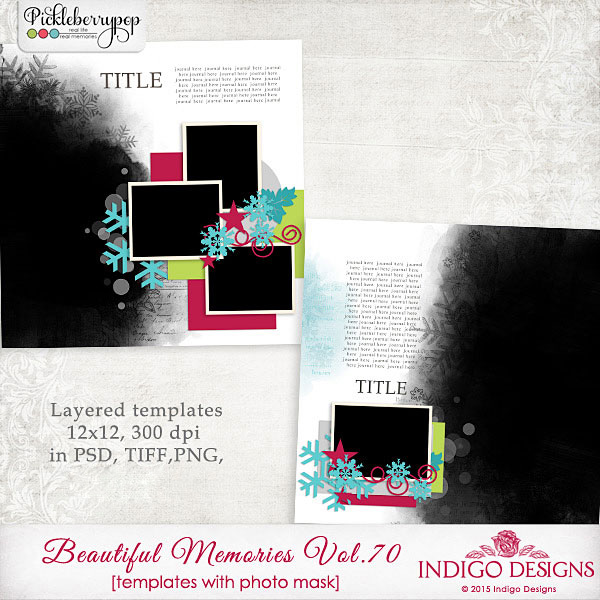 Beautiful Memories Templates Vol.70 by Indigo Designs