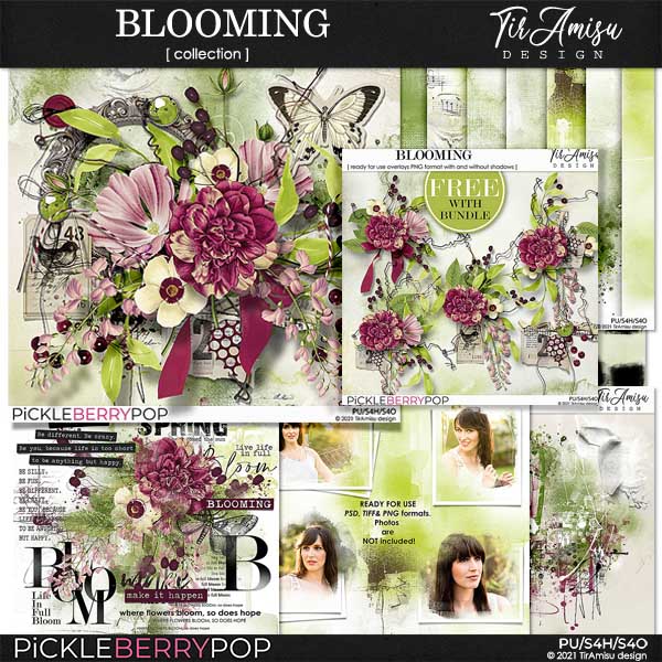 Blooming ~ Bundle Plus Free Gift by TirAmisu design