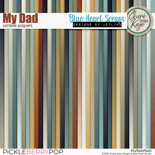 My Dad Ombre Papers