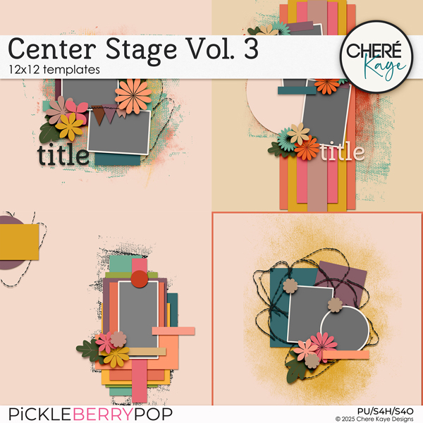 Center Stage Vol 3 Templates
