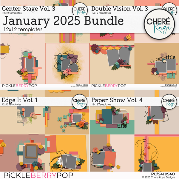 January 2025 Template Bundle