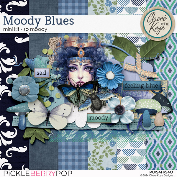 Moody Blues So Moody Mini Kit by Chere Kaye Designs