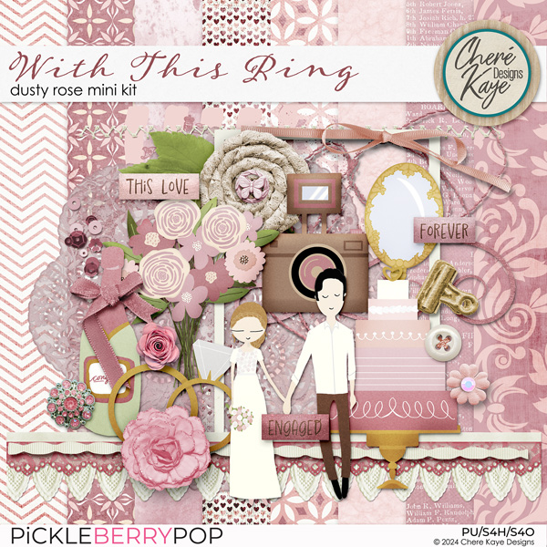 With This Ring Dusty Rose Mini Kit