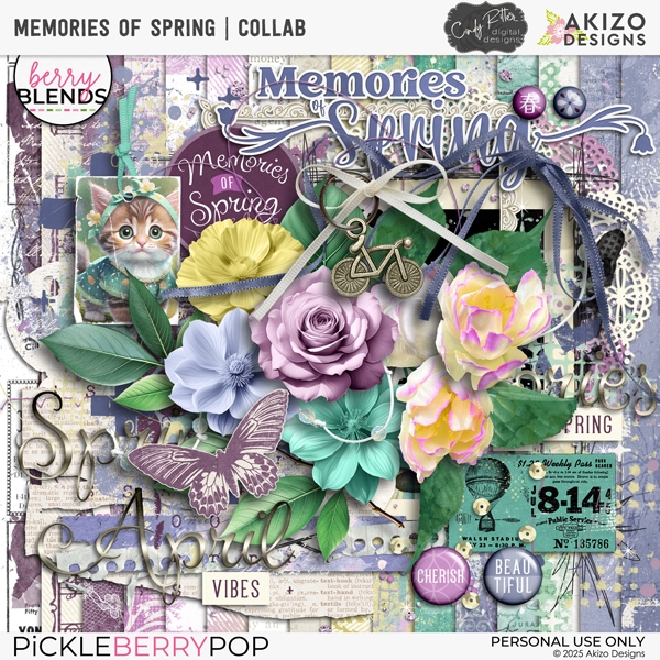 Memories of Spring: April 2025 Berry Blends Kit