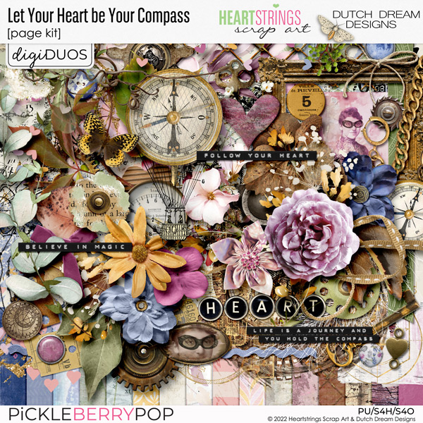 Let Your Heart be Your Compass Page Kit