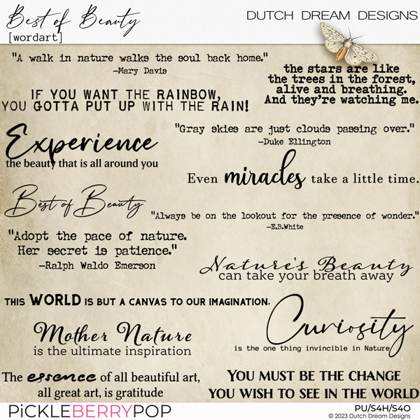 Best of Beauty - Wordart