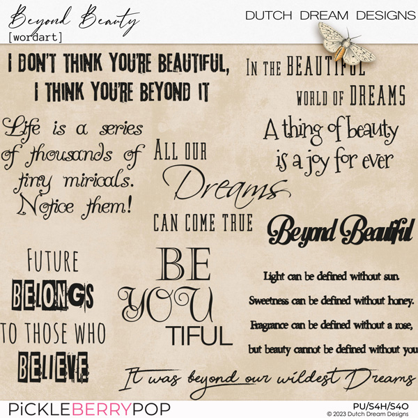 Beyond Beauty - Wordart