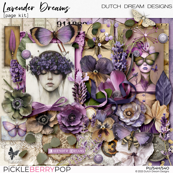 Lavender Dreams - Page Kit