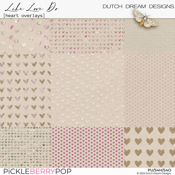 Like Love Do - Heart Overlays