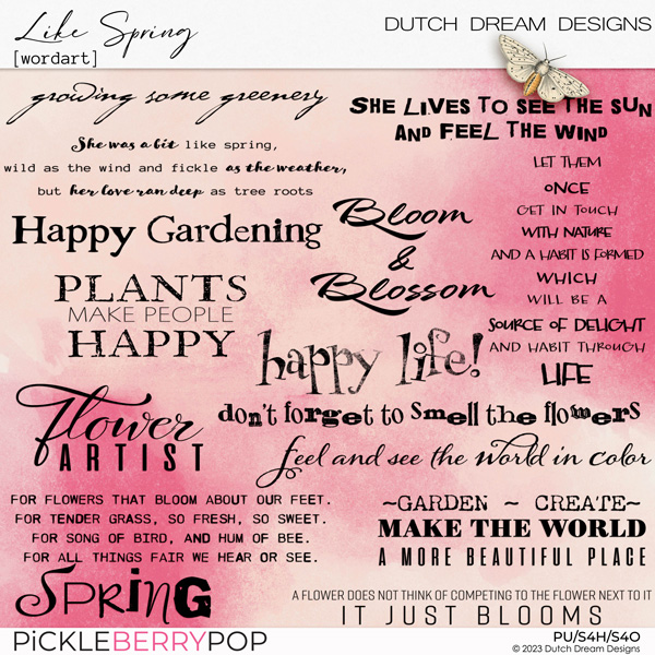 Like Spring - Wordart