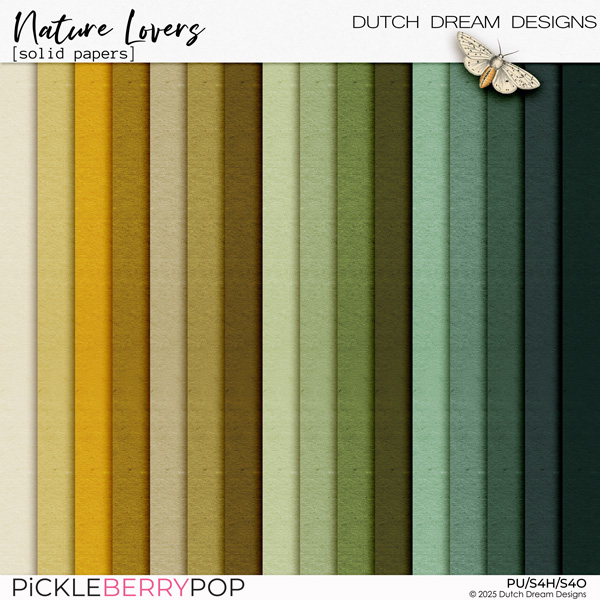 Nature Lovers - Solid Papers