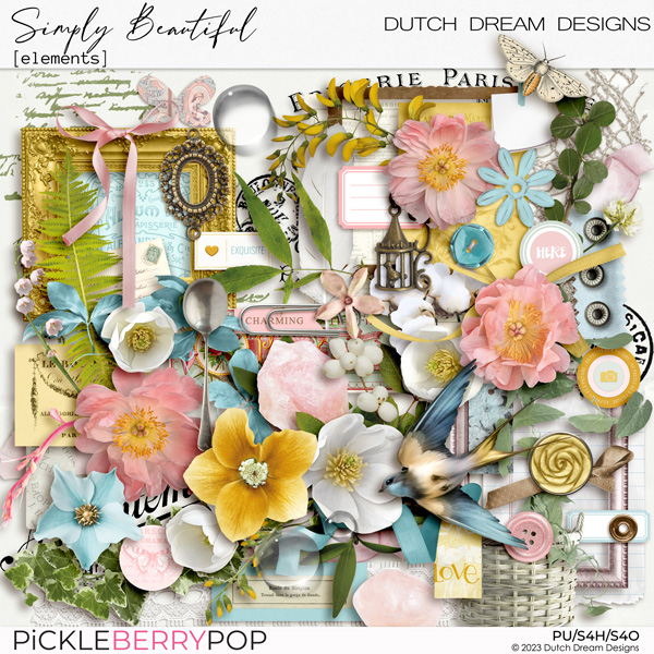 Beautiful Scrapbook Page