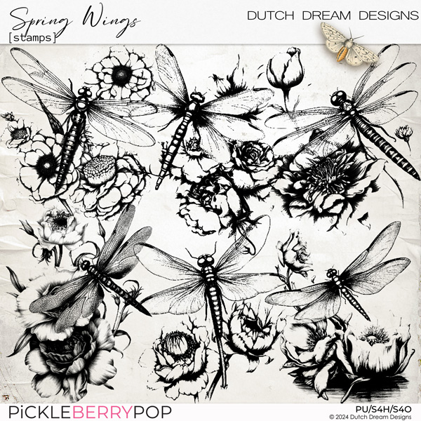 Spring Wings - Stamps