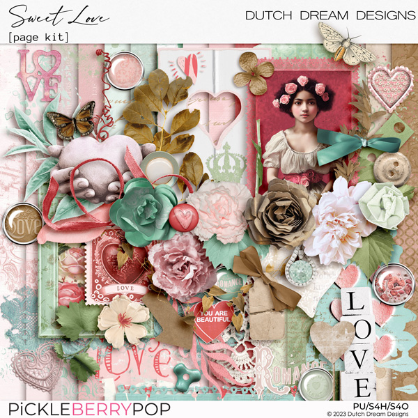 Sweet Love - Page Kit