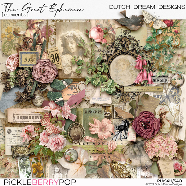 The Great Ephemera - Elements by Dutch Dream Designs