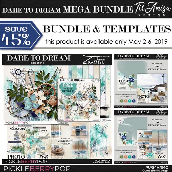 Dare To Dream Mega Bundle ~ limited time offer by Tiramisu design  