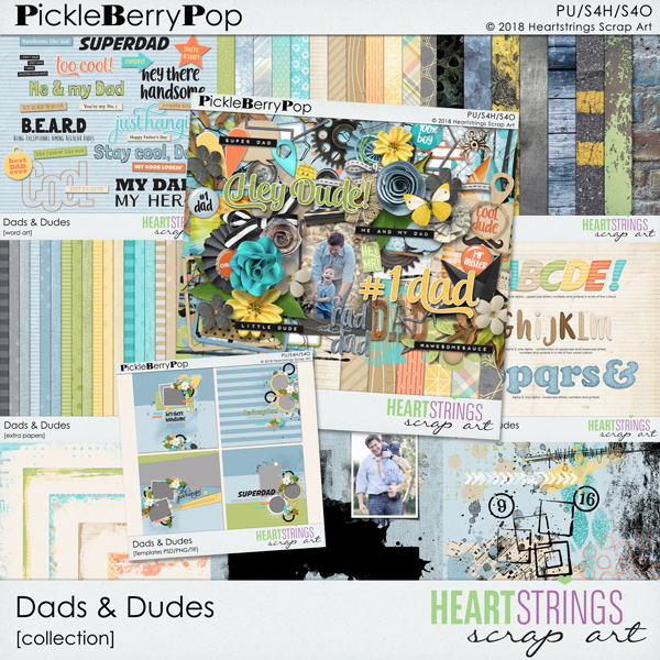 Dads & Dudes Collection by Heartstrings Scrap Art