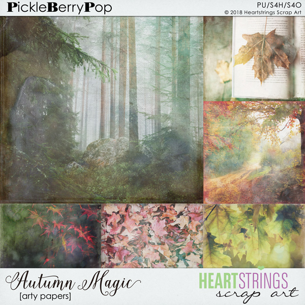 Autumn Magic Arty Papers