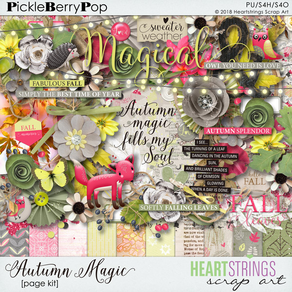 Autumn Magic Page Kit