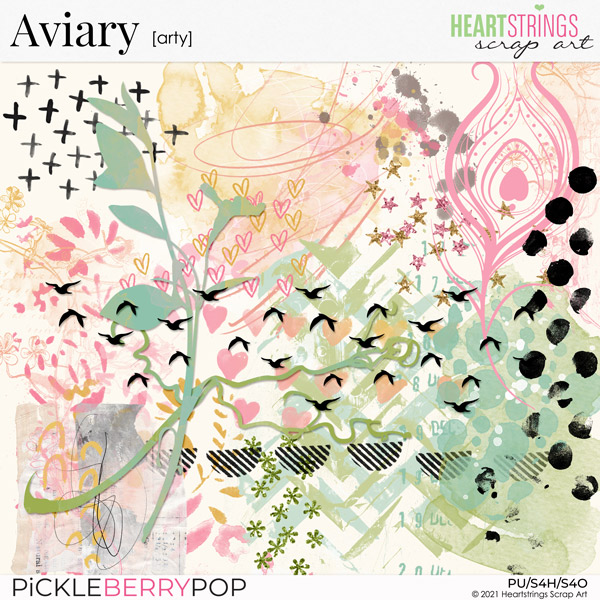 Aviary Arty {Heartstrings Scrap Art}