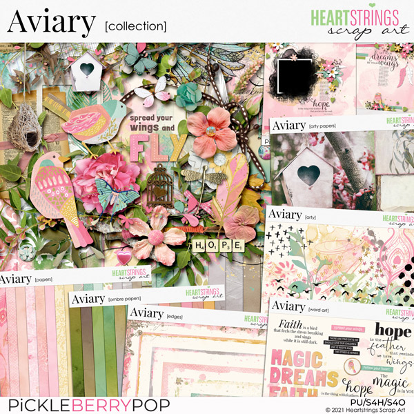 Aviary Collection {Heartstrings Scrap Art}