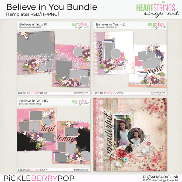 Believe in You Template Bundle