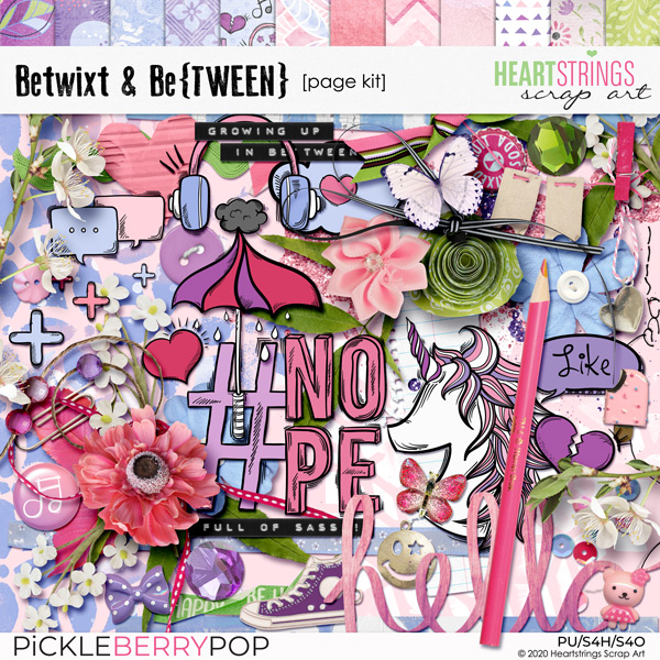 Betwixt & Be{TWEEN} Page Kit