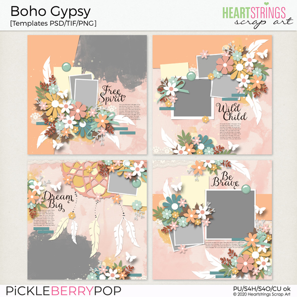 Boho Gypsy Templates