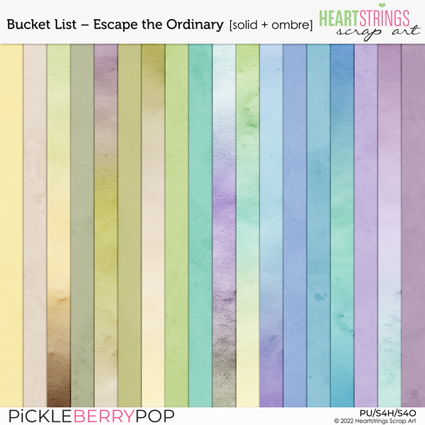 Bucket List – Escape the Ordinary Solid + Ombre