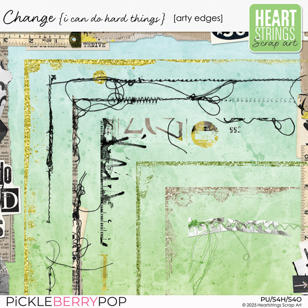 Change {i can do hard things} Arty Edges