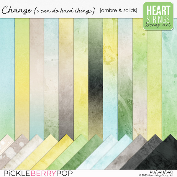 Change {i can do hard things} Ombre & Solids