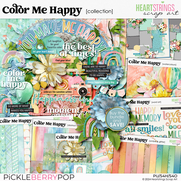 Color Me Happy Collection by Heartstrings Scrap Art