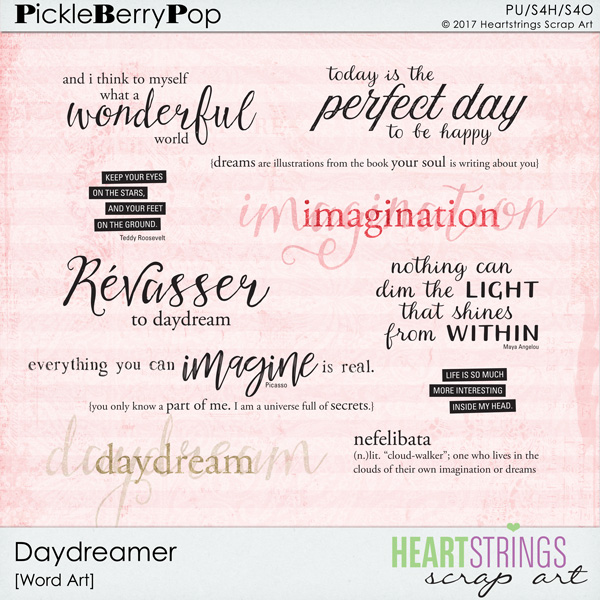 Daydreamer Word Art