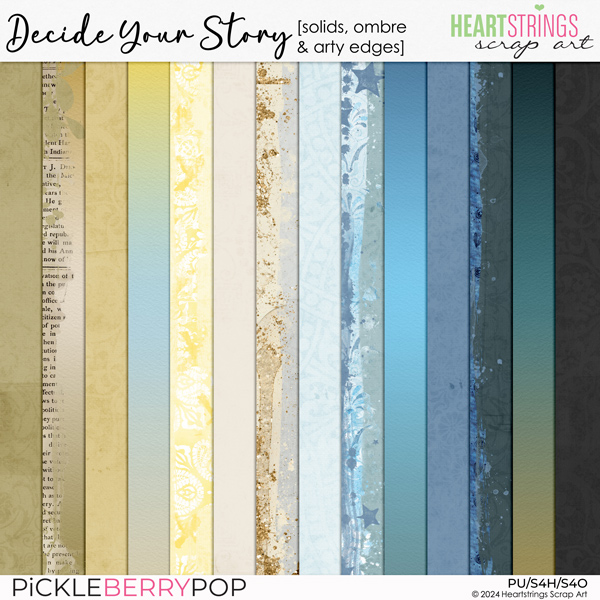 Decide Your Story Solids, Ombre & Arty Edges