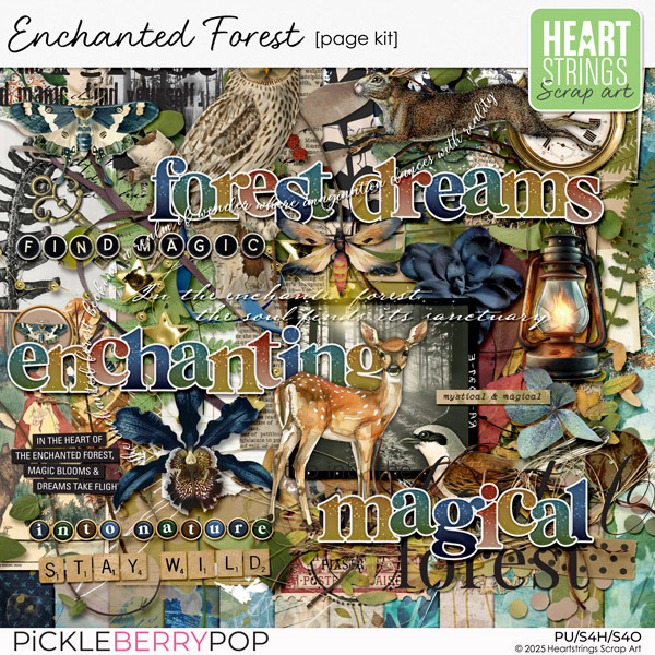 Enchanted Forest Page Kit